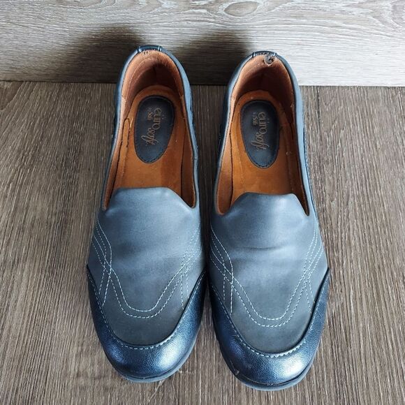 Eurosoft by Sofft navy loafer vegan leather size 8 - Picture 3 of 10